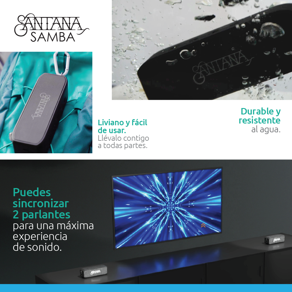 Parlante Santana Bluetooth