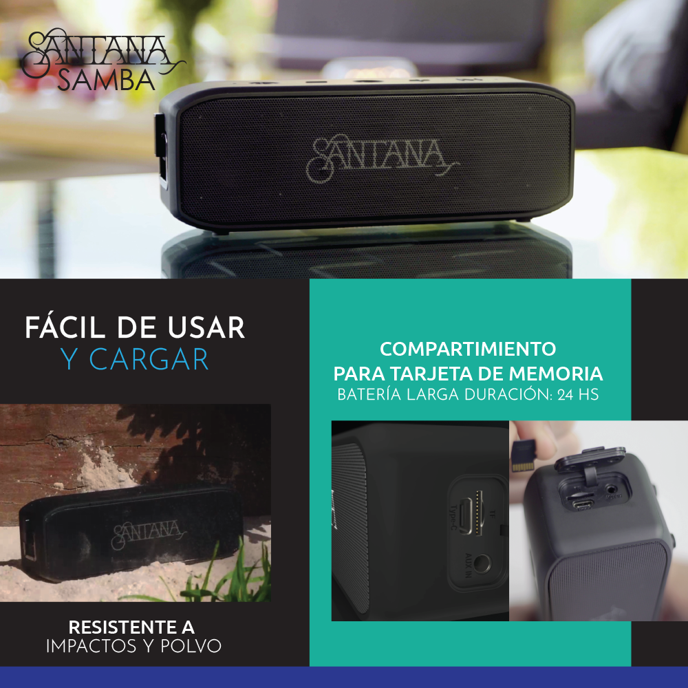 Parlante Santana Bluetooth