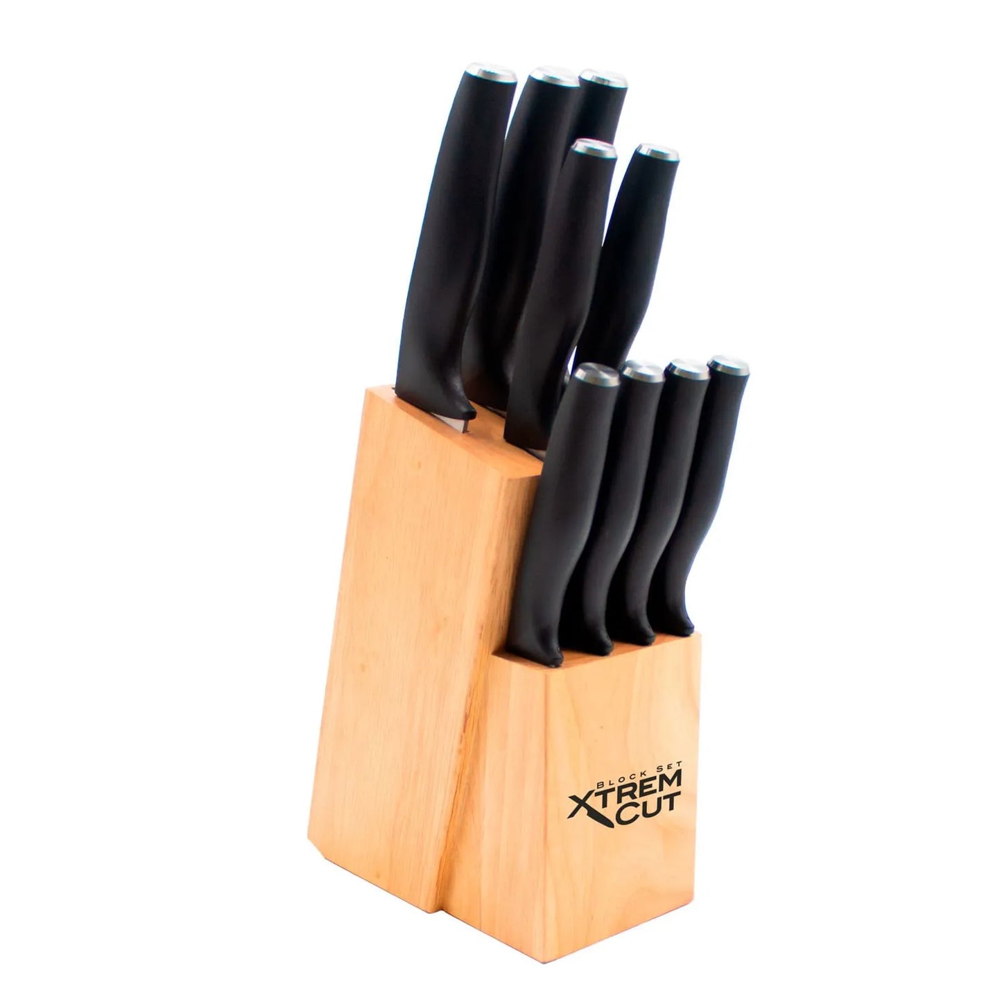 🔪 Xtrem Cut Block Set 10 Piezas con Afilador Integrado
