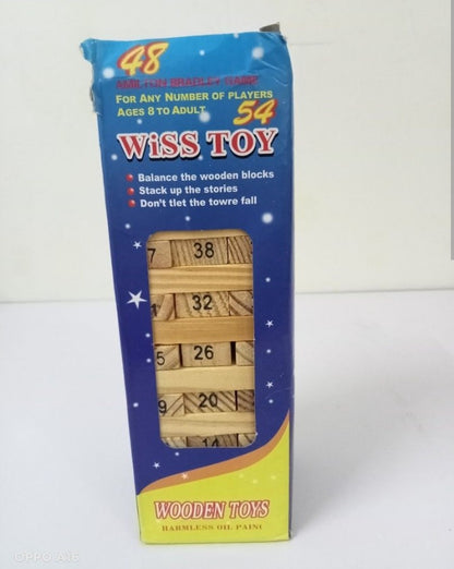 Juego Jenga Clásico 48 Piezas de Madera