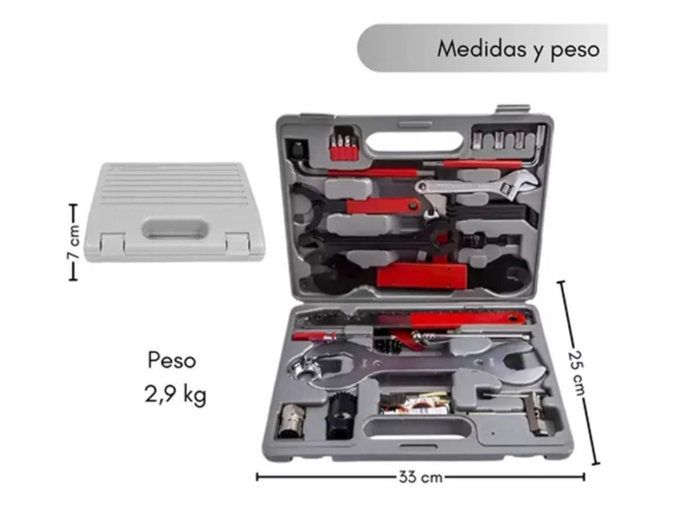 Kit Herramienta Para Bicicleta 44 Piezas Especializadas