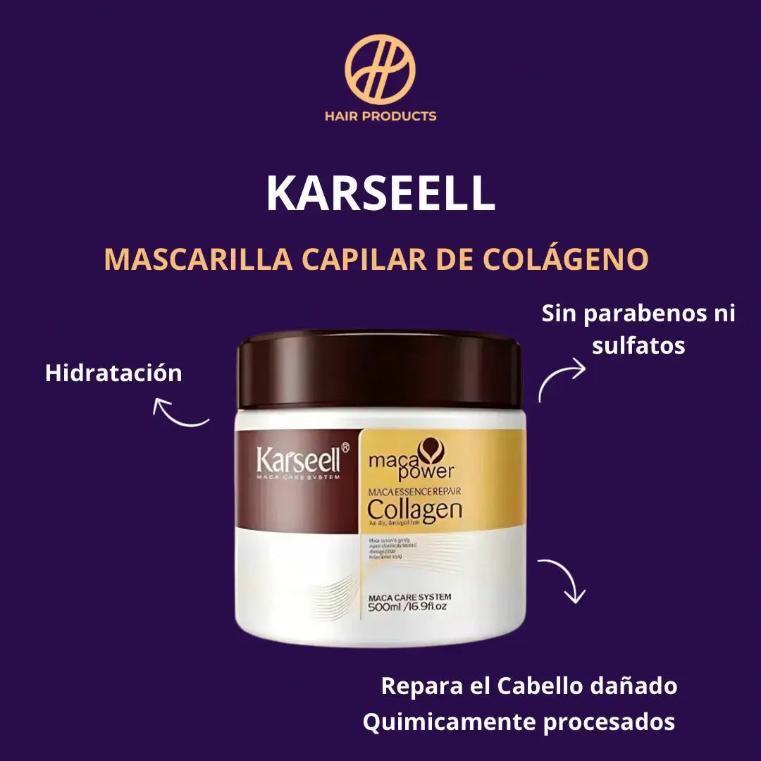 MASCARA CAPILAR KARSEELL COLAGENO 400gr