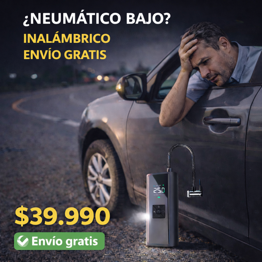 Compresor Inflador De Neumaticos Portatil